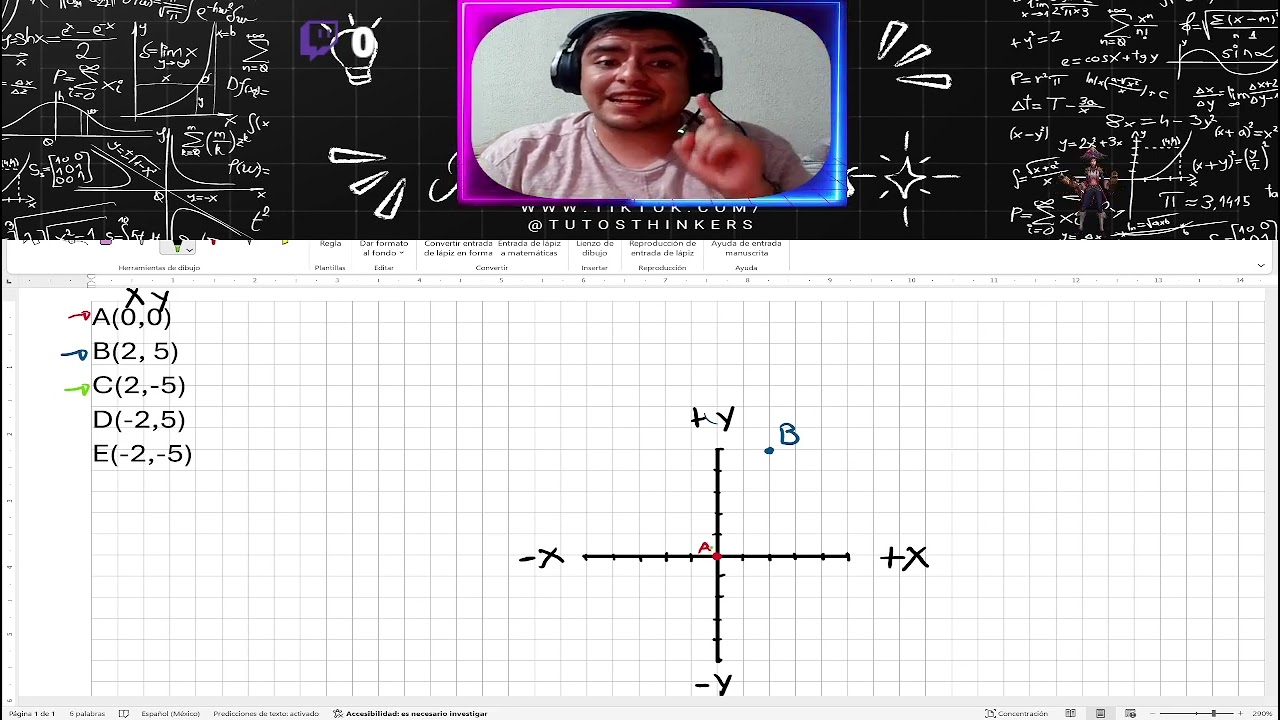 Stream Plano Cartesiano #thinkers #maths #planocartesiano #coordenadas #streamer #stream #streaming