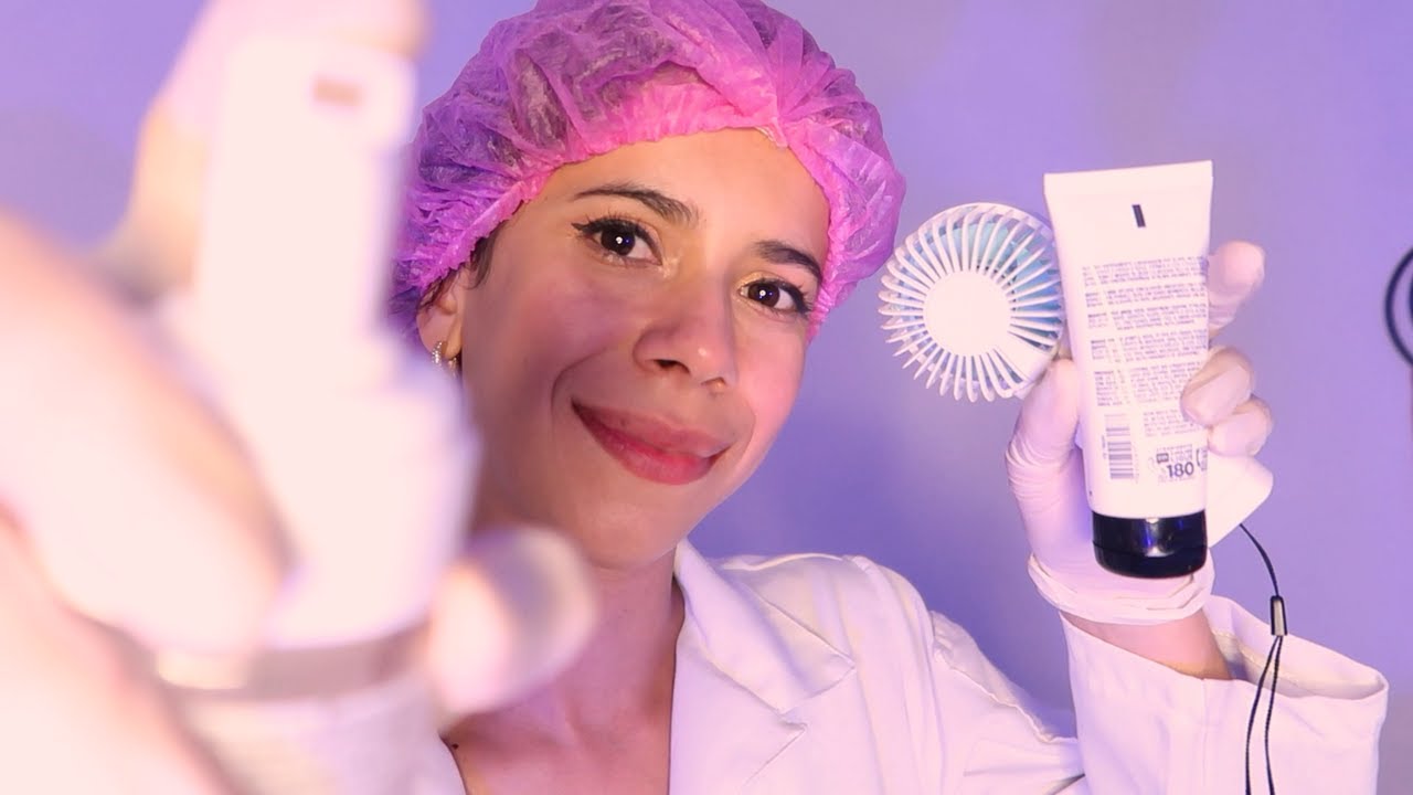 ASMR | LIMPEZA DE PELE PARA O SONO IMEDIATO