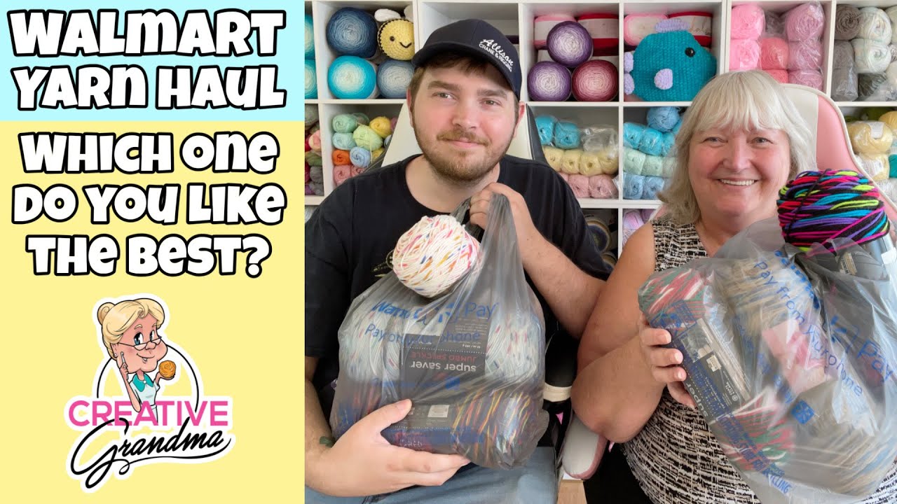 Walmart Yarn Haul! What Did We Get? Which Is Your Favorite? #yarnspirations #redheart