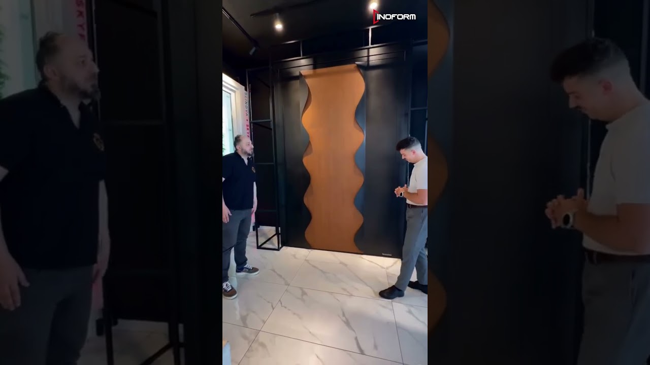 Part 2: The incredible INOFORM F115D Pivot Door on display at our partner WINDORO in Abu Dhabi