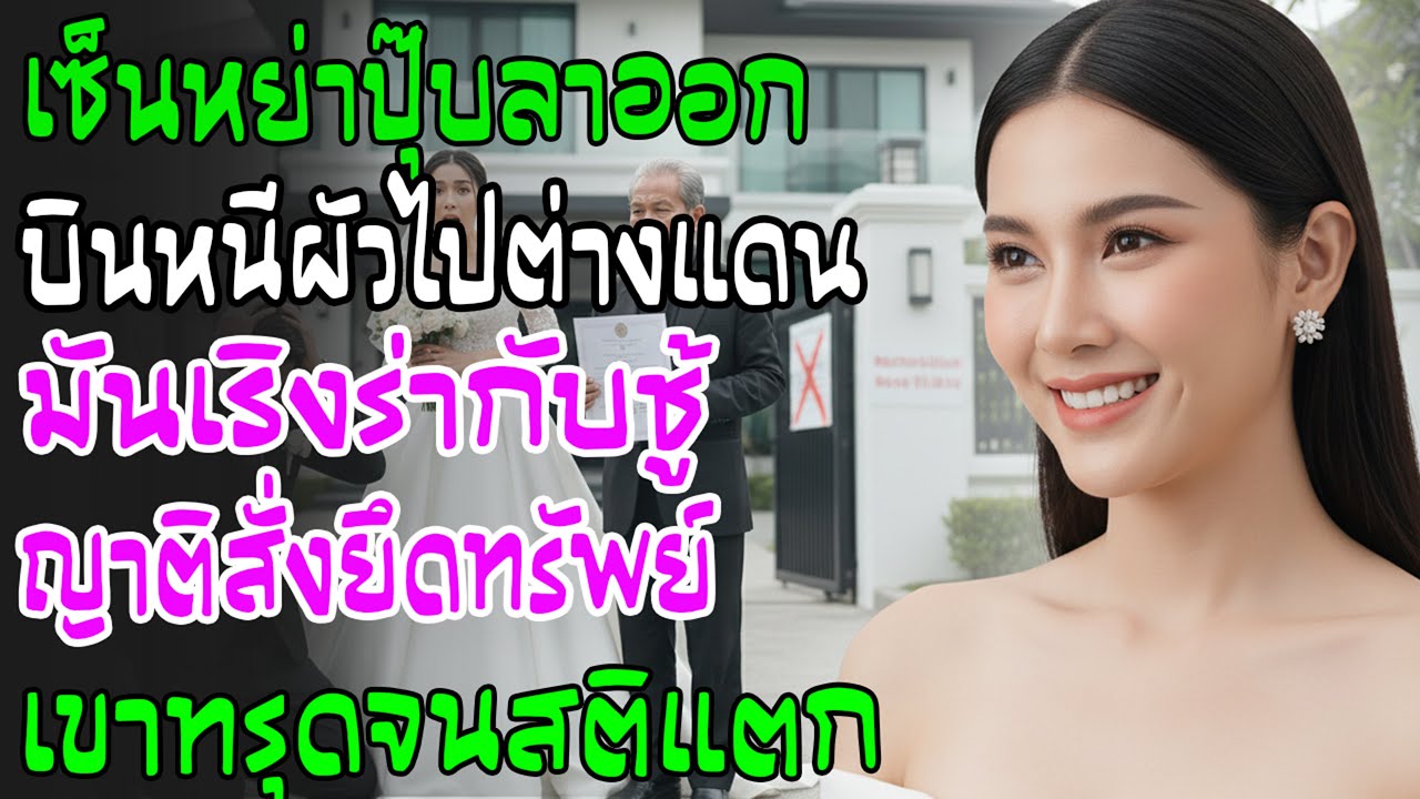 เซ็นหย่าทิ้งงานบินนอก ผัวแต่งชู้ระเริงใจ หารู้ไม่ญาติสั่งอายัดทรัพย์เกลี้ยงจนสติแตก