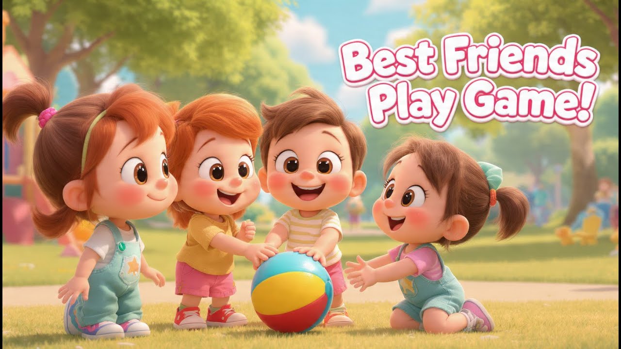Best Friends Play Game | Fun Kids Song | Friendship & Fair Play