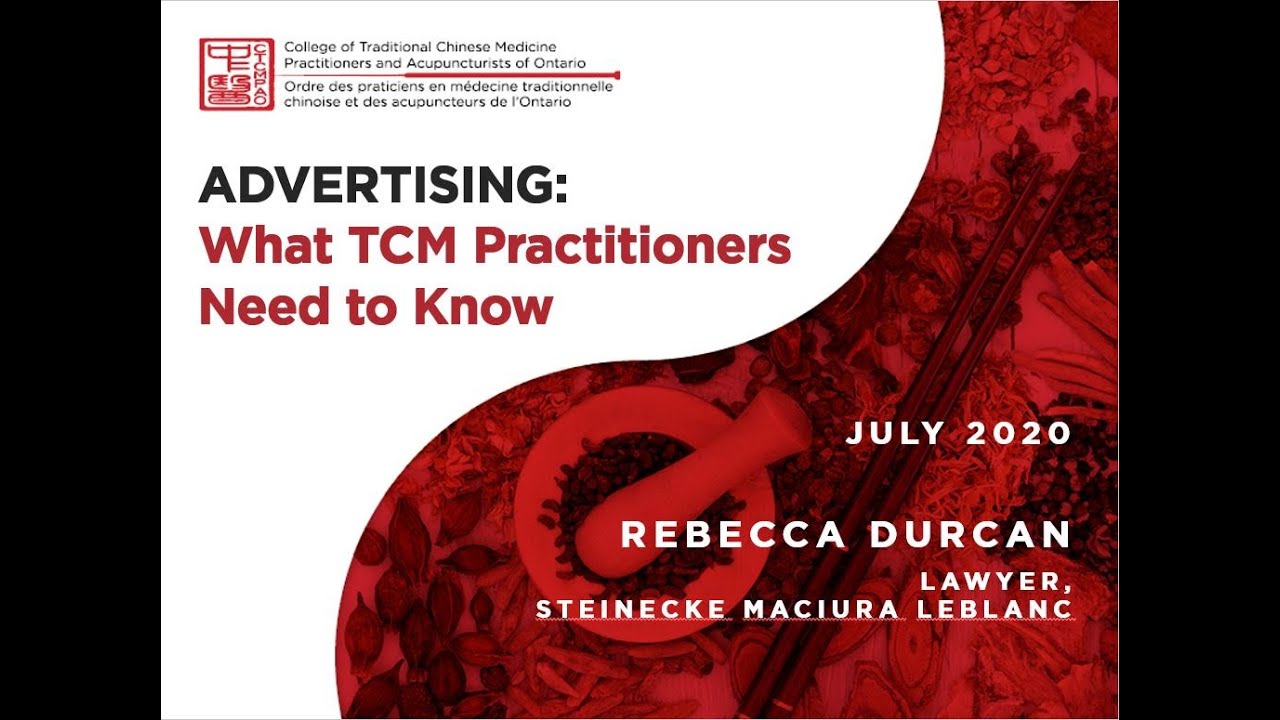 Webinar on the Standard for Advertising