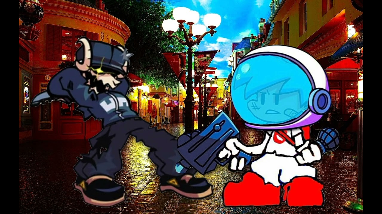 FNF Genocide Revival but Cosmonaut Boyfriend vs Tabi Revival 