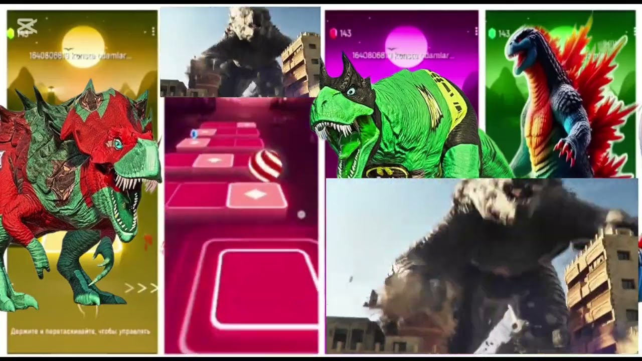 Jurassic World  🆚 Dinosaurs 🆚 Tyranosaurus🆚Dinosaur spider
