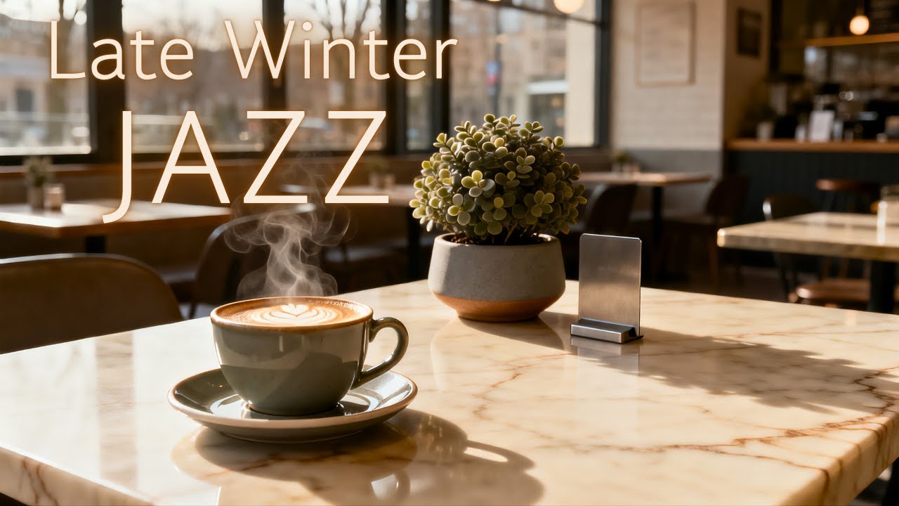☕❄️Late Winter Jazz #1 | Calm Café Jazz for February Mornings, Resting, Reading & Slow Living