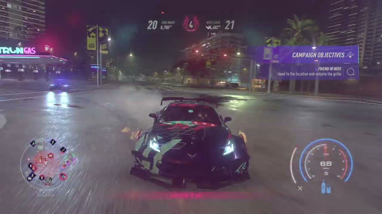 Epic NFS Heat Online #PS5 Gameplay - Corvette Stingray vs Max Heat Cops Chase (85'' QN90D) | #4k