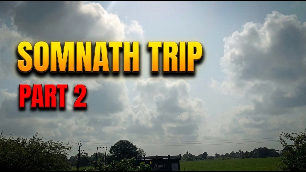 Somnath Jyotirlinga Darshan Part 2: Reaching the Holy City & Temple Tour #youtube