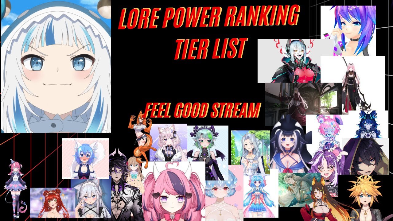 Feel Good Stream Vtuber Lore Power Scaling Tier List