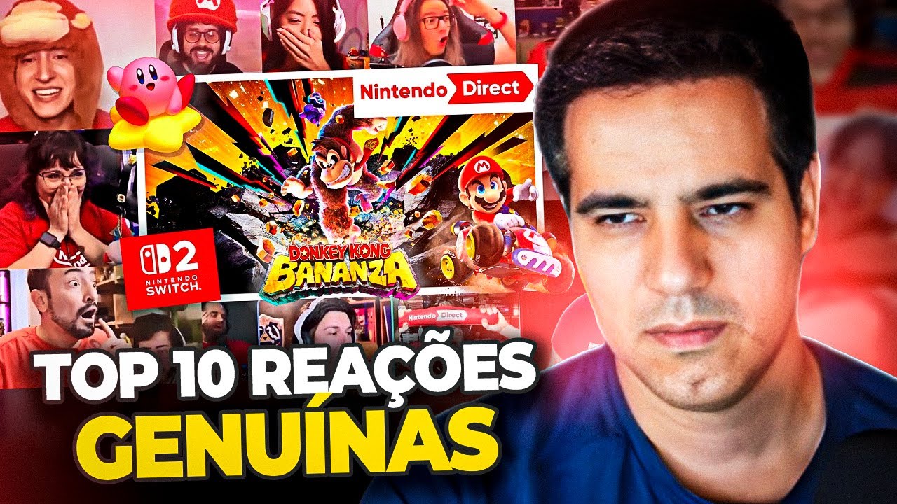 NINTENDISTAS REAGINDO ao LAN&Ccedil;AMENTO do SWITCH 2