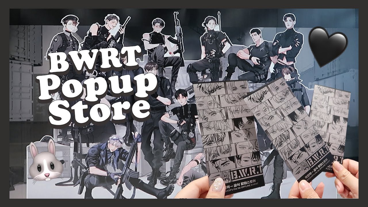 LEZHIN Black Wild Rabbit Team (BWRT) 🐰 Popup Store VLOG
