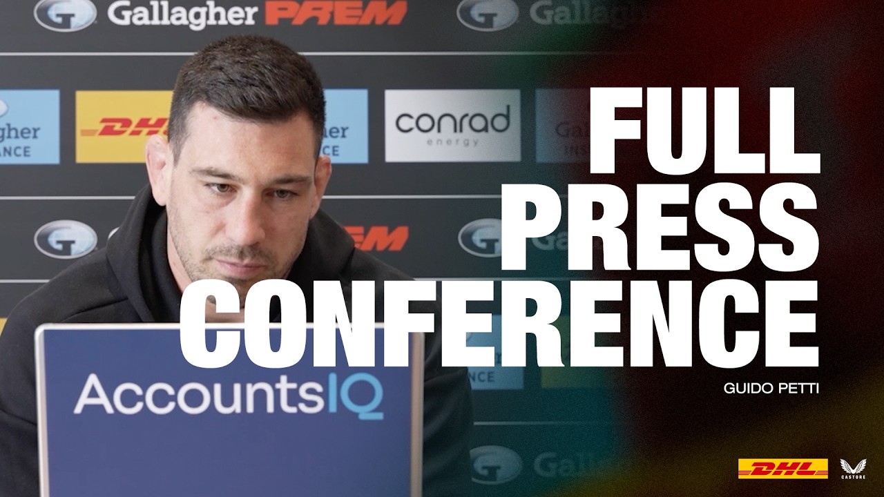 Guido Petti full press conference ahead of Gloucester