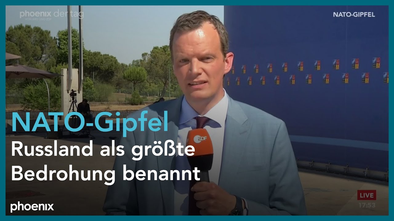 Schaltgespr&auml;ch mit ZDF-Korrespondent Florian Neuhann zum NATO-Gipfel am 28.06.22