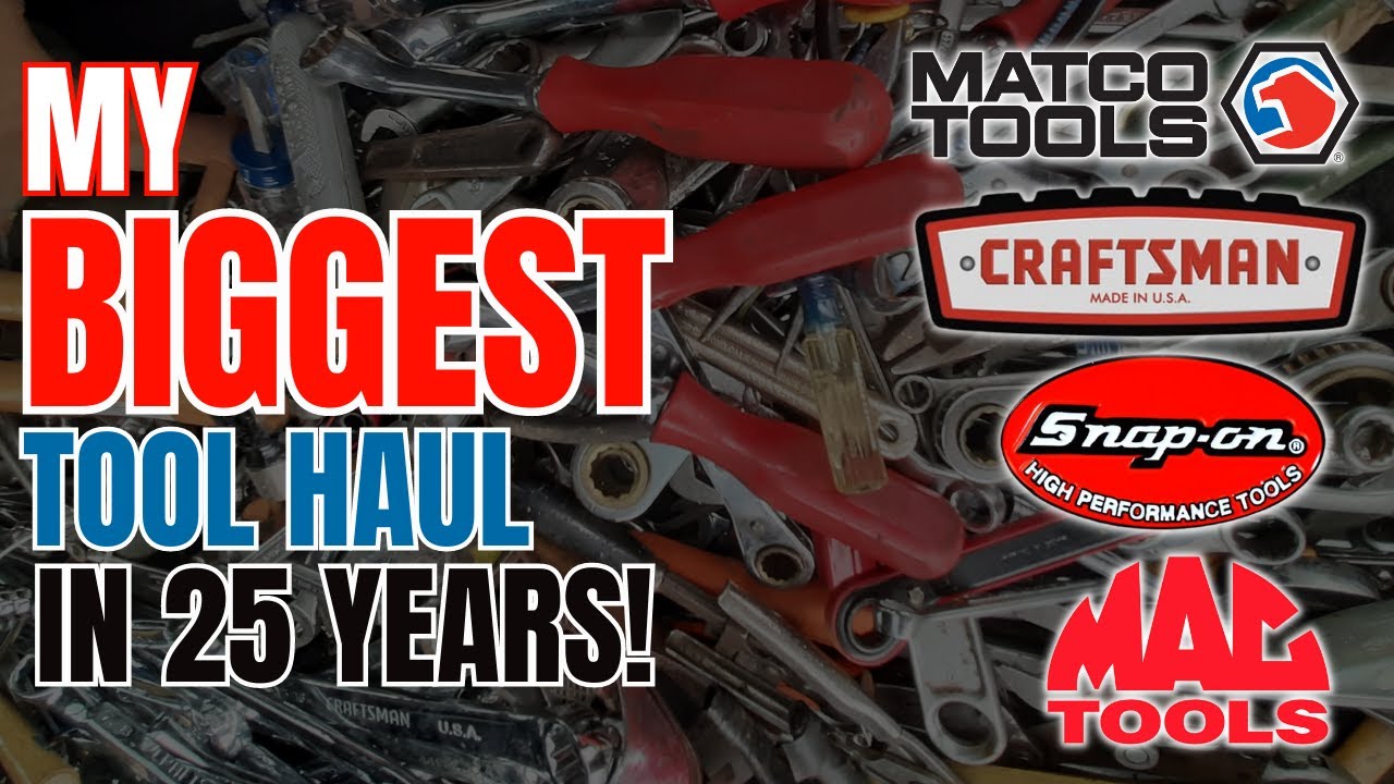 Massive Swap Meet Tool Haul! Hunting Snap-on, Craftsman, Mac, and Matco at a large flea market!