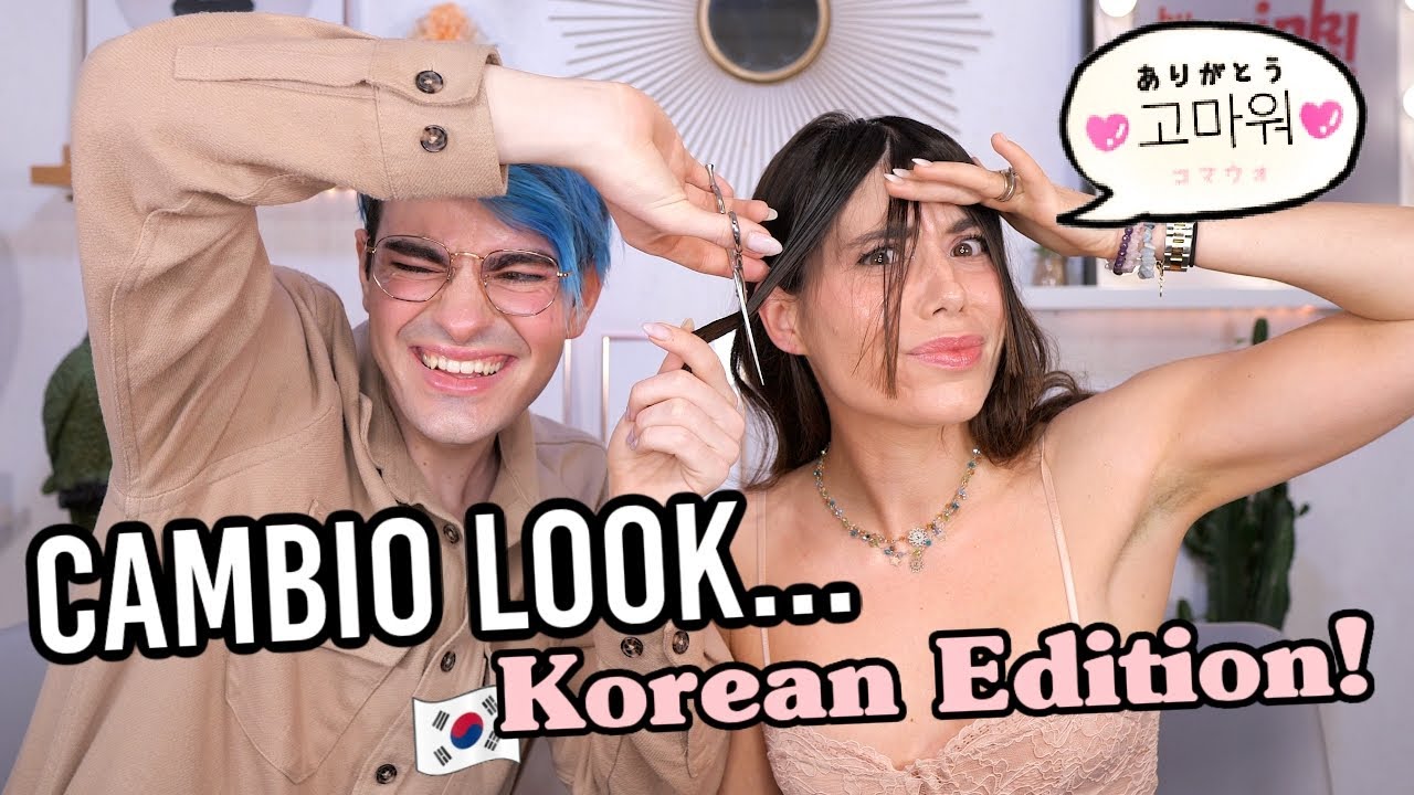CAMBIO LOOK... KOREAN EDITION!😱🇰🇷  Adriana Spink + @nikooolash