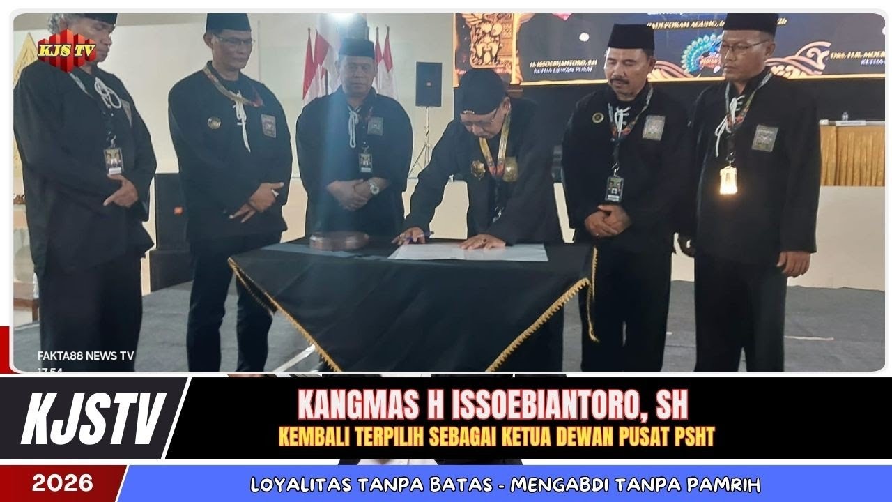 🇮🇩 H. Issoebiantoro, SH. Resmi Terpilih Kembali Menjadi Ketua Dewan Pusat PSHT Periode 2026/2031
