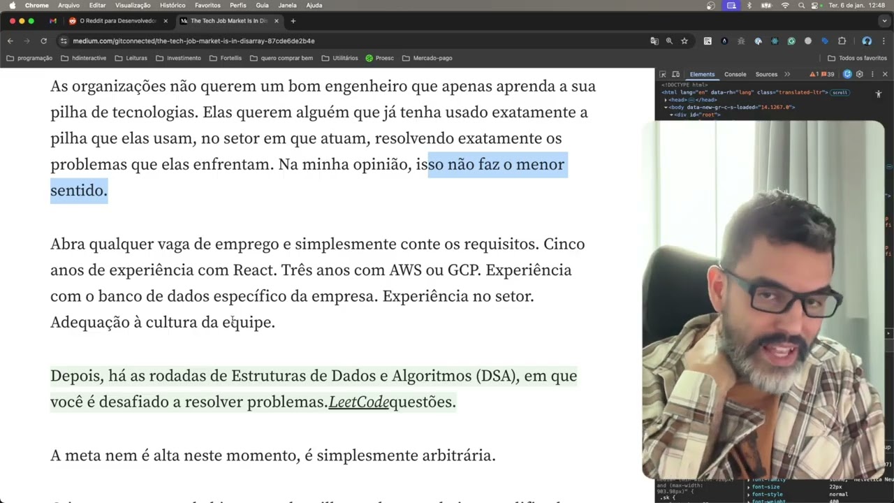 O mercado de trabalho na área de tecnologia está em desordem!
