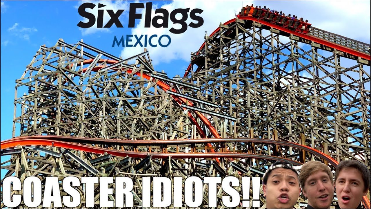 Coaster Idiots Go To Six Flags México (And ride a roller coaster on top of a Mall!!)