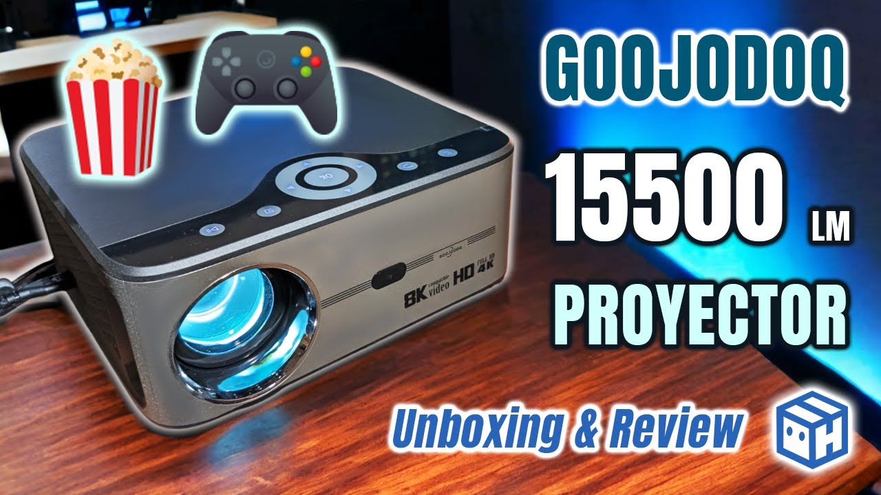 Proyector Goojodoq 15500 LM | Review | Potencia a buen precio