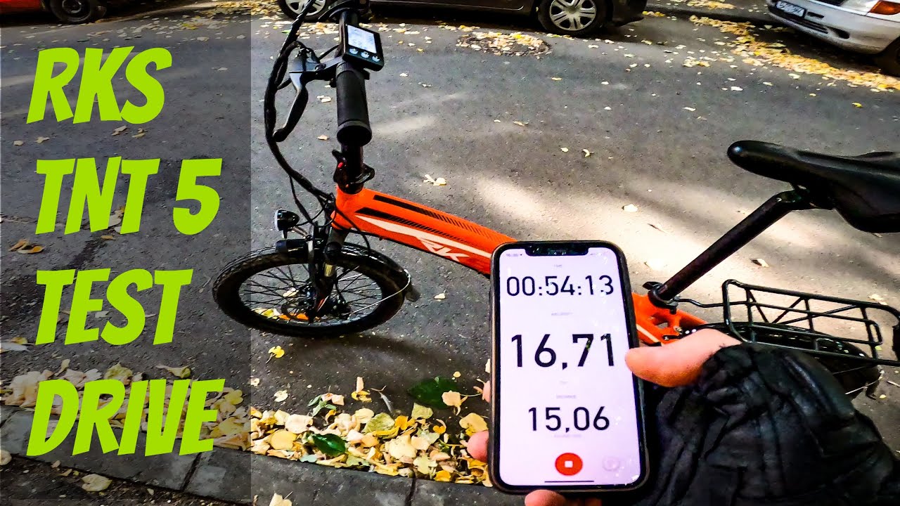 Test Drive cu Bicicleta Electrica pliabila RKS TNT 5 de la GEELI