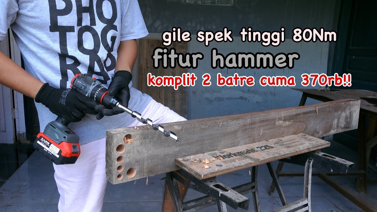 apakah semanis iklannya? uji real performa Raja Bor paling ditakuti! - APR AP34+ CORDLESS DRILL 2026