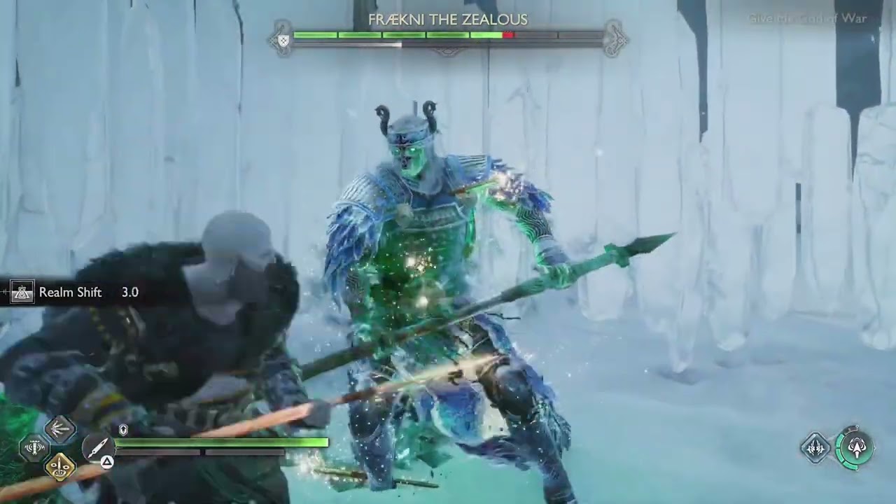 God of War Ragnarok - Fraekni the Zealous No Damage | Give me God of War Gameplay