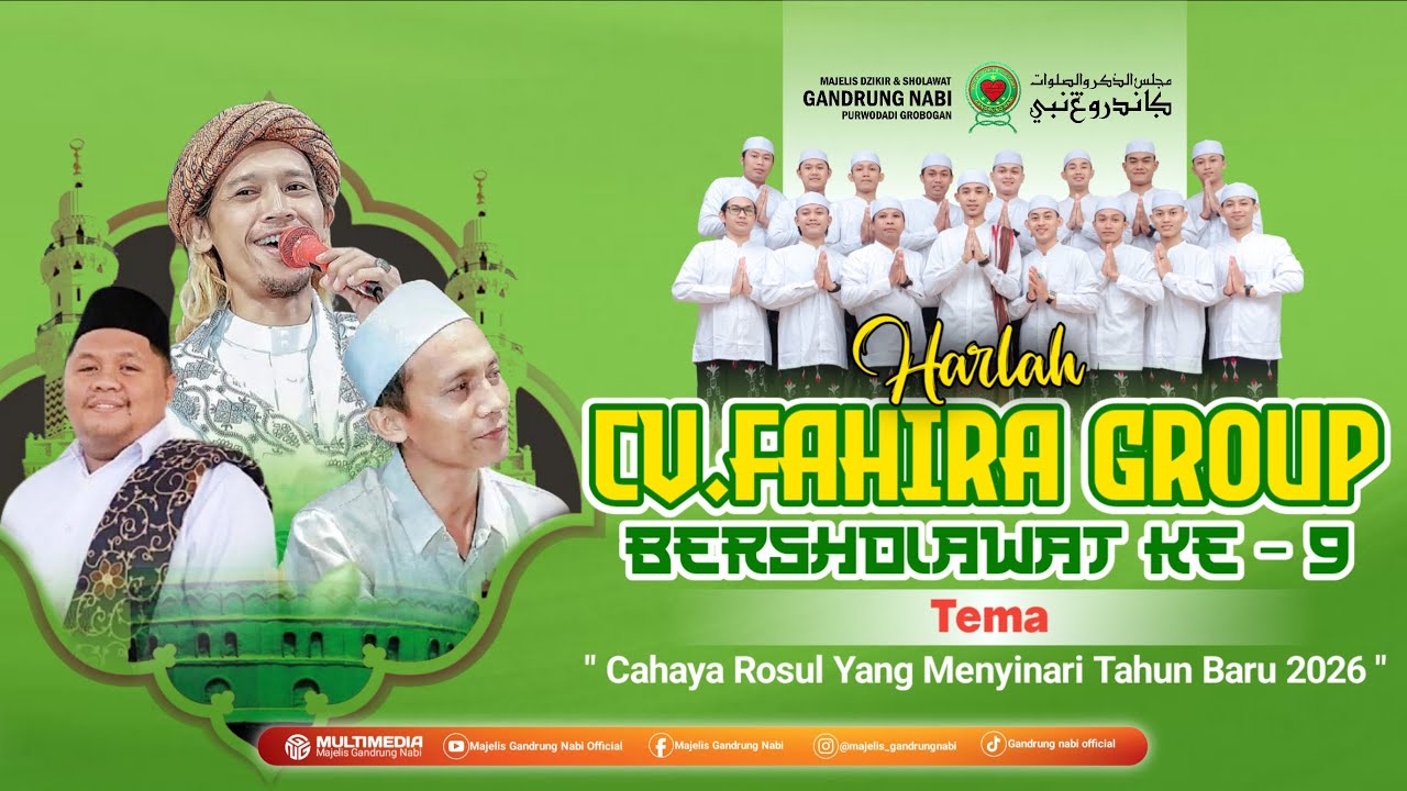 🔴🔵[LIVE] CV. FAHIRA GROUP BERSHOLAWAT BERSAMA MAJELIS GANDRUNG NABI