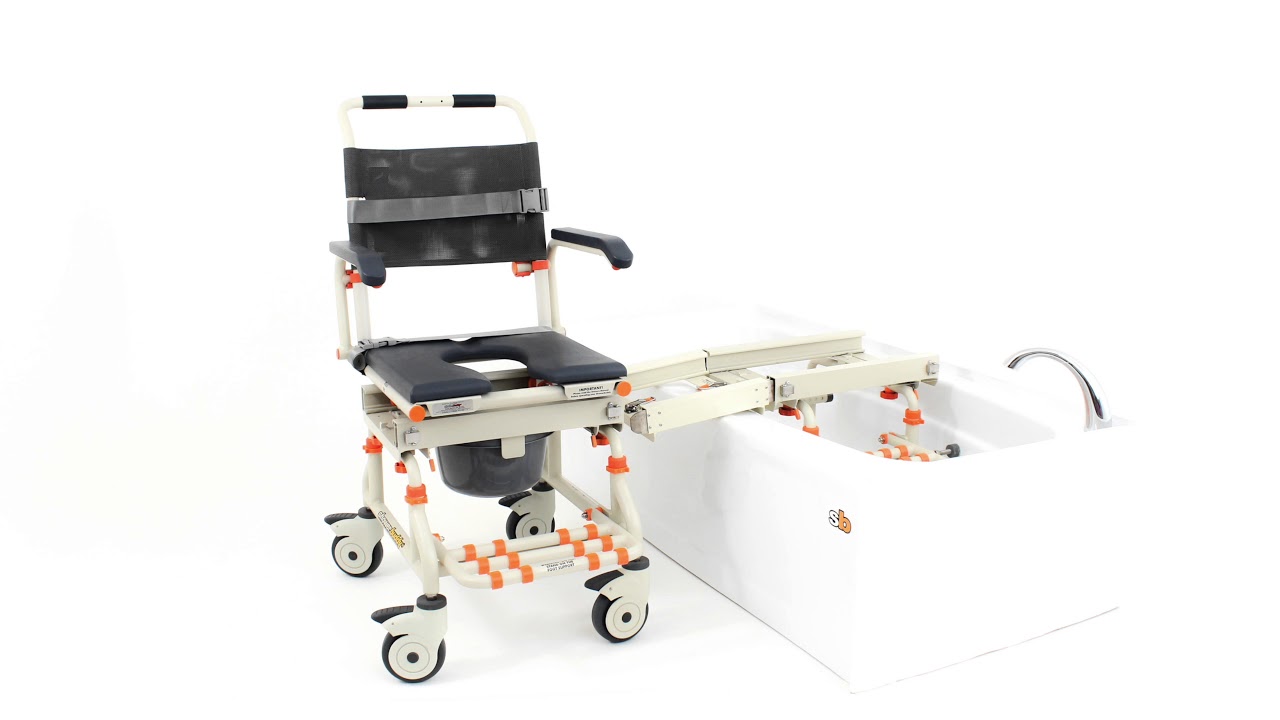 ShowerBuddy SB2  Bedside Commode or Over the Toilet and Into the Shower