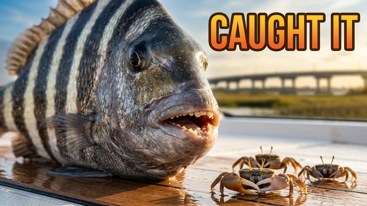 How To Catch Sheepshead From Shore| The Salty Twins
