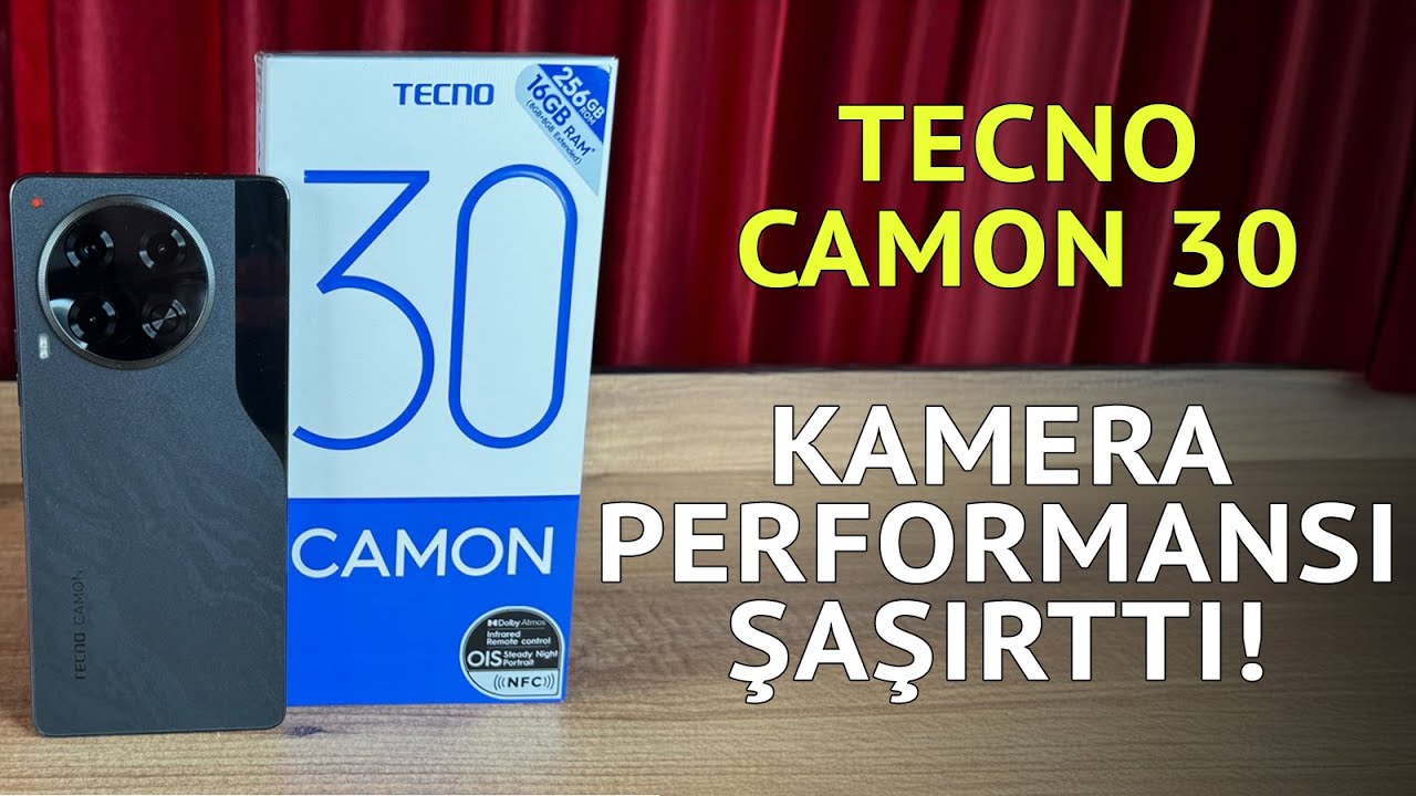 TECNO CAMON 30 inceleme | Kamerasıyla çok şaşırtan telefon!