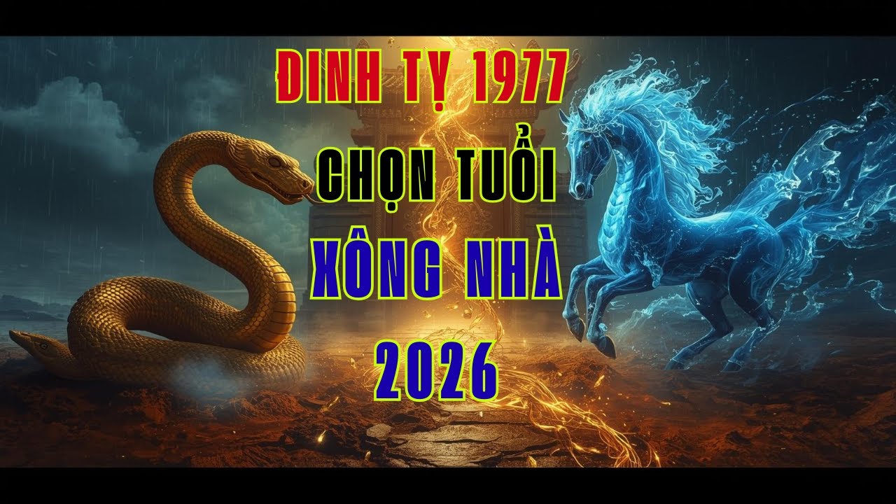 Tử Vi Tuổi Đinh Tỵ 1977: Chọn Tuổi Xông Nhà Năm 2026 Bính Ngọ Đại Cát Đại Lợi - Vận Thế Mới