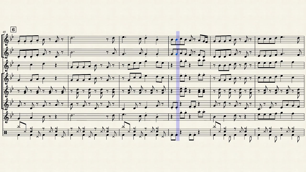 Nothing but the blood of Jesus | Brass Band Arrangement - Partitura fanfara