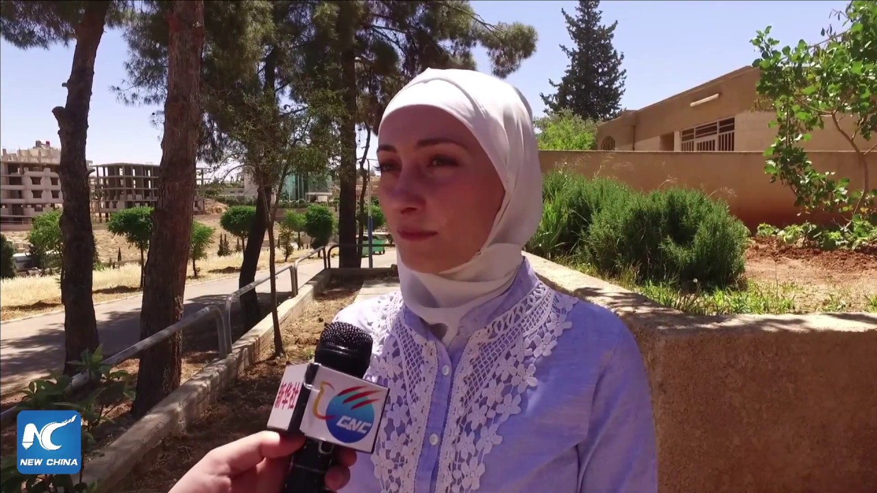 Visiting SOS children's village in Damascus, Syria