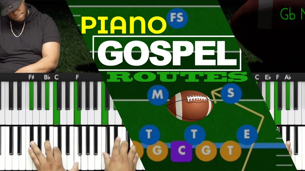 How to Play ADVANCED Gospel Passing Chords & ROUTES!!! 🎹🔥🏈🔥