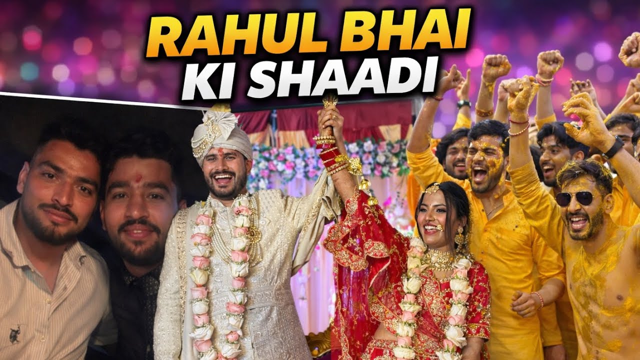 Rahul Bhai Ki Shaadi | Dehradun Wedding Vlog | Funny Moments With Friends