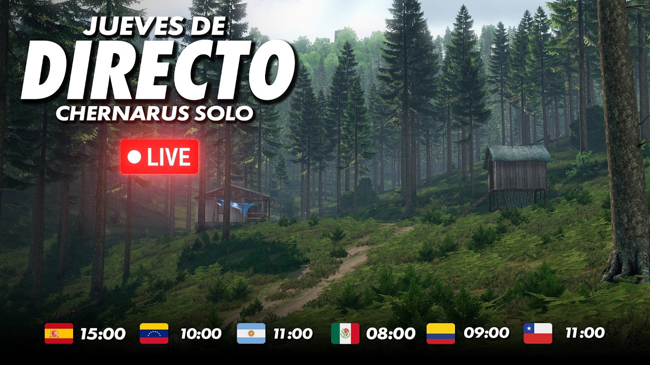 Chernarus OFICIAL en SOLITARIO 🌿 | Directo en 2k