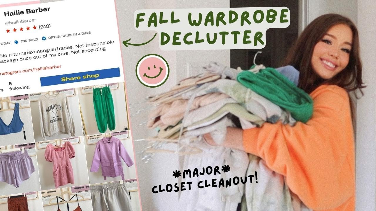CLEANING OUT MY CLOSET & SELLING ALL MY CLOTHES!!