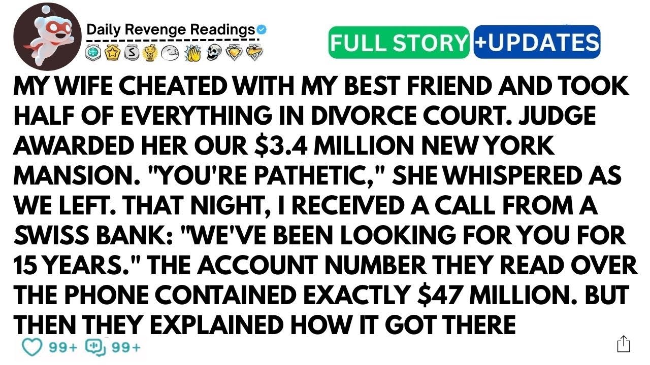 My Wife Cheated With My Best Friend And Took Half Of Everything In Divorce Court. Judge Awarded Her