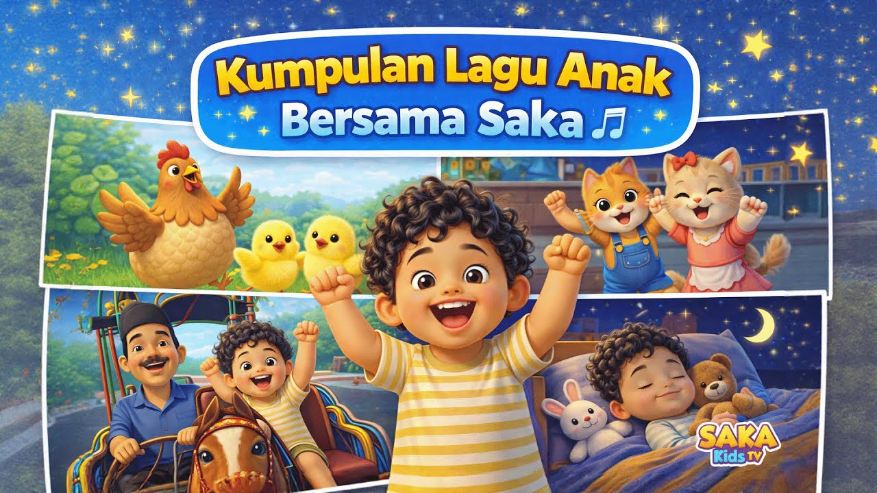Kumpulan Lagu Anak Indonesia Terpopuler🌈 | Nina Bobo, Anak Kucing Meong Meong 🐱 & Lainnya