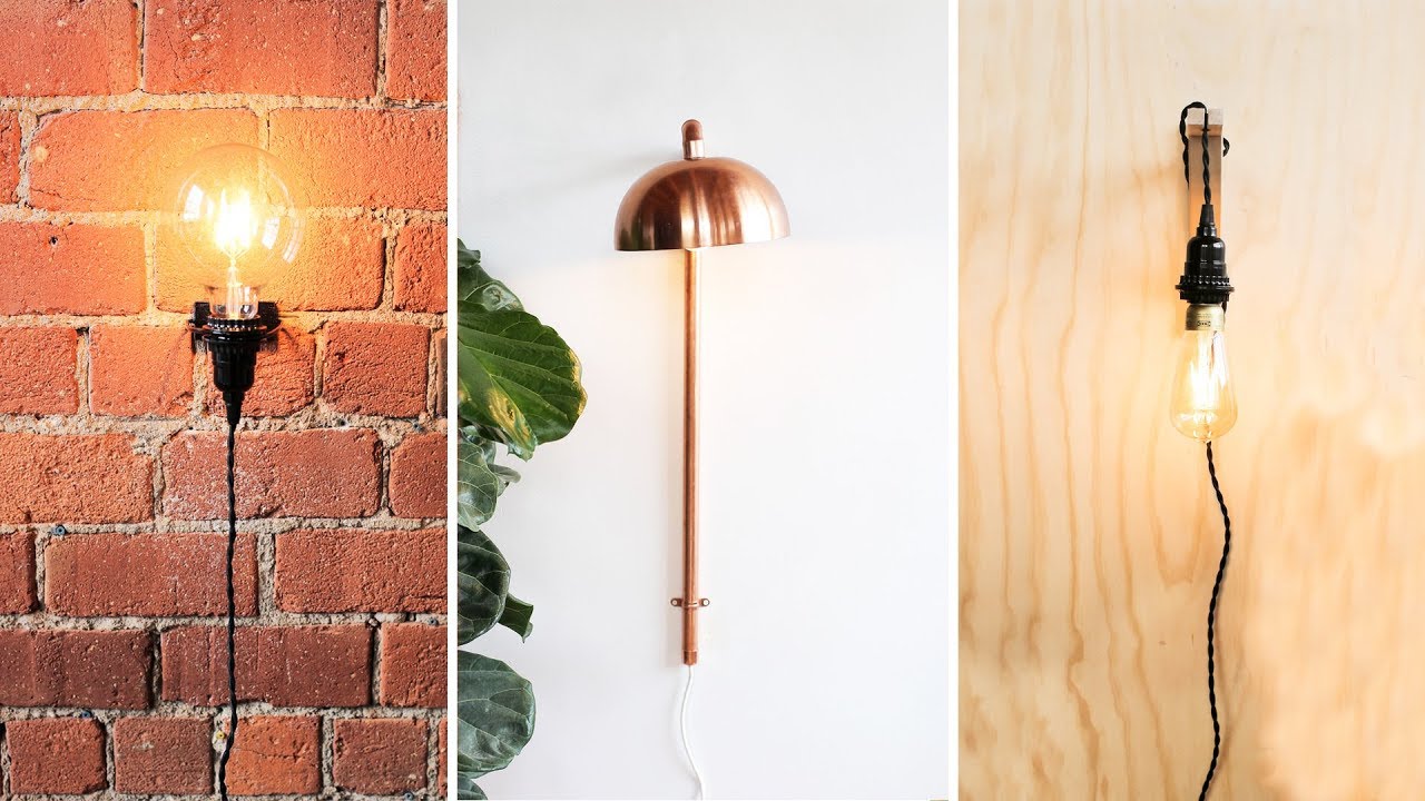 Super Easy DIY Wall Sconces!