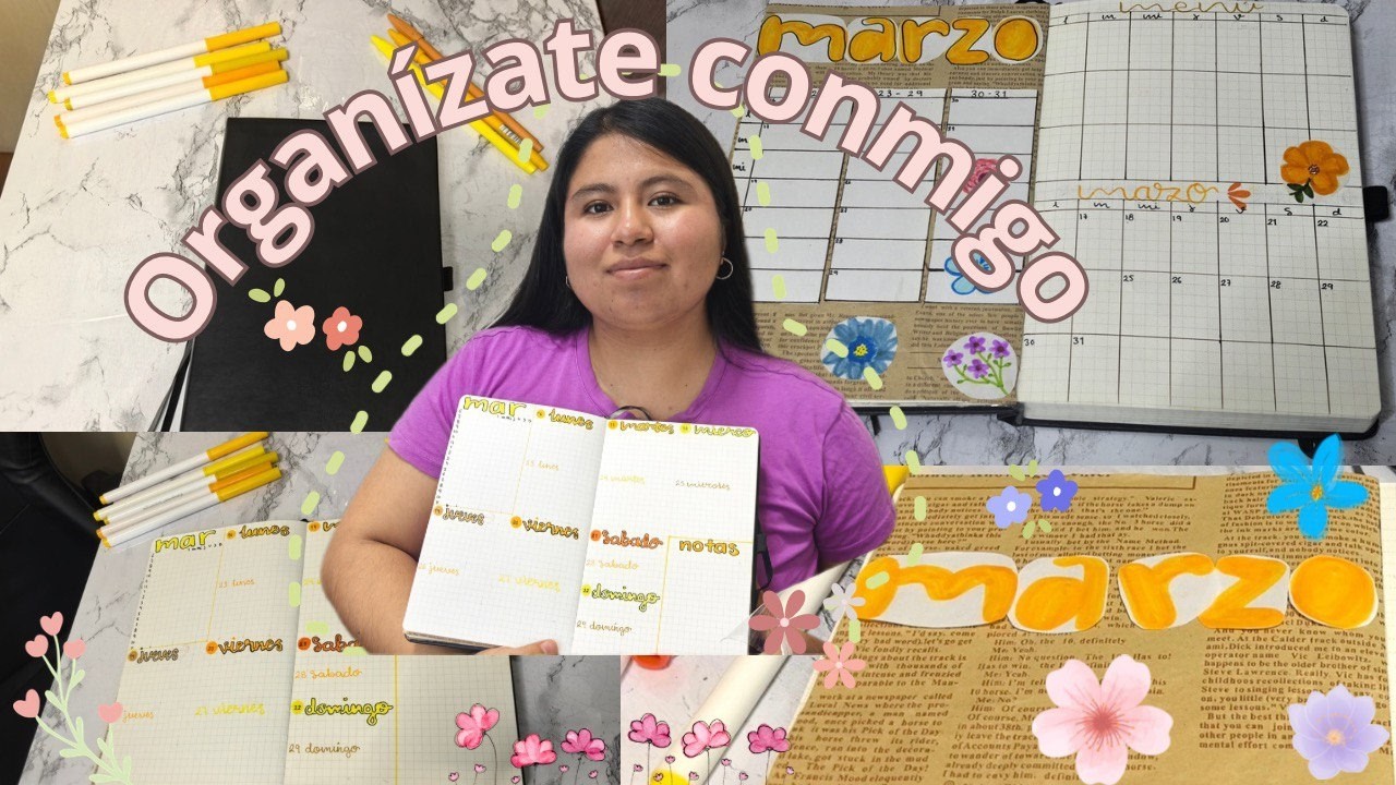 ORGANIZATE CONMIGO, ULTIMA QUINCENA DE MARZO | BULLET JOURNAL