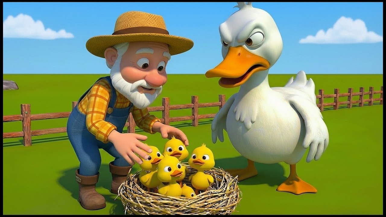 an old MacDonald Duck Family Lost at the River! A Heartwarming Farm Rescue Story