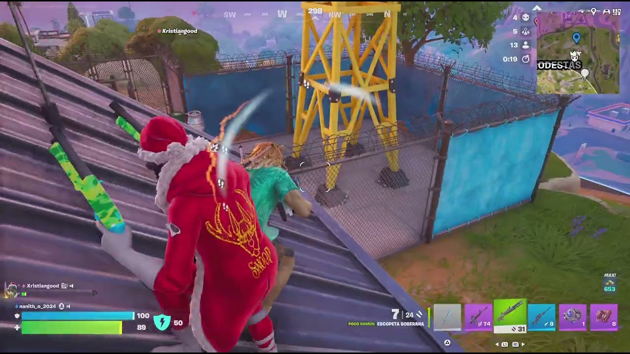 Victoria Con Kingston En #Fortnite #Gameplay