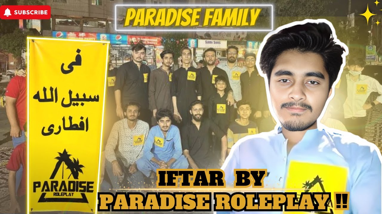 IFTAR BY PARADISE ROLEPLAY | @DesiGabru 🧡 | KARACHI IFTAR | CHUZA YT
