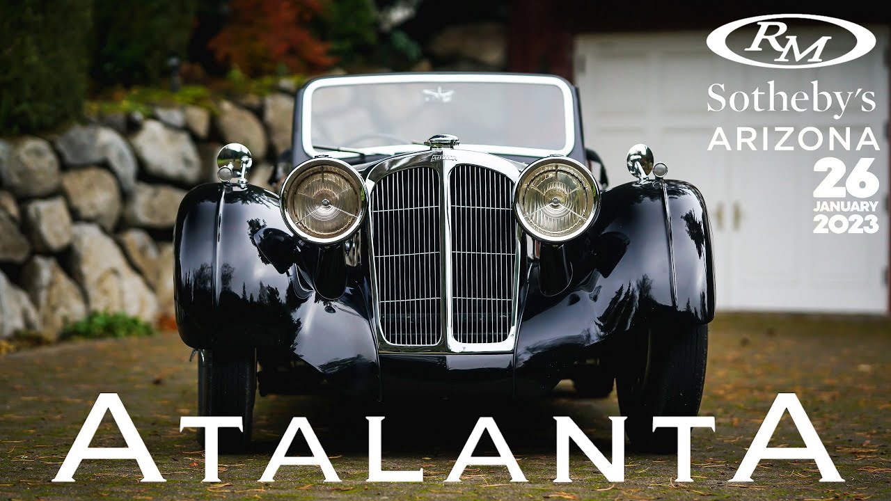1939 Atalanta 4.3 Litre V12 Drophead Coupe by Abbott - RM Sotheby's Arizona, 26.01.2023 (ENG SUB)
