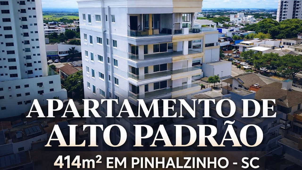 Apartamento de 414 metros quadrados no centro de Pinhalzinho SC para venda.