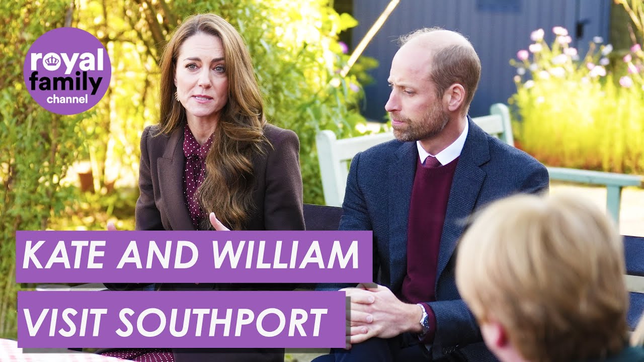 Kate Makes SURPRISE Appearance Meeting Emergency Workers in Southport
