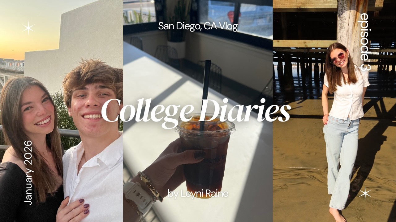 Warming up in San Diego for a weekend ☀️ | Leyni Raine #travel #friends #sandiego #vlog
