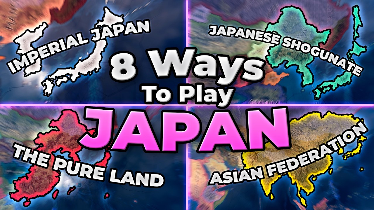 Every Way To Play Japan In Hearts of Iron 4