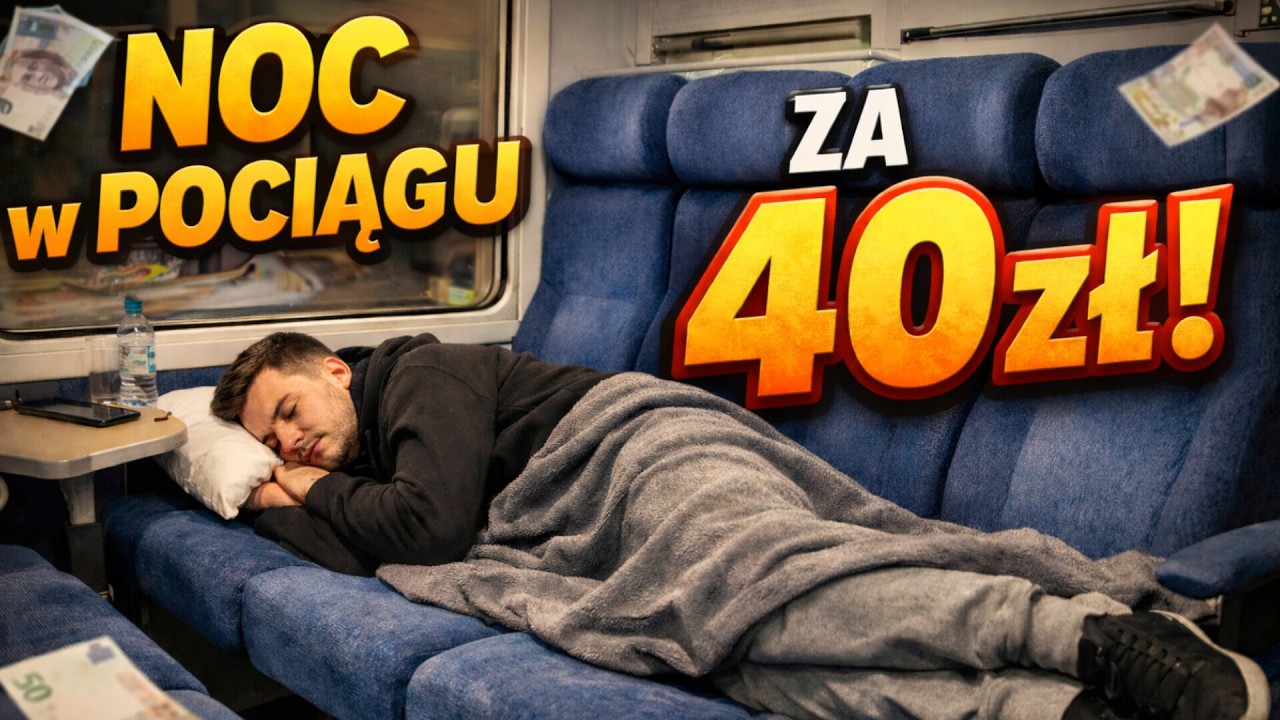 NIGDY Więcej WAGONU SYPIALNEGO! - Poznaj Sposób na TANIE Spanie w POCIĄGU!